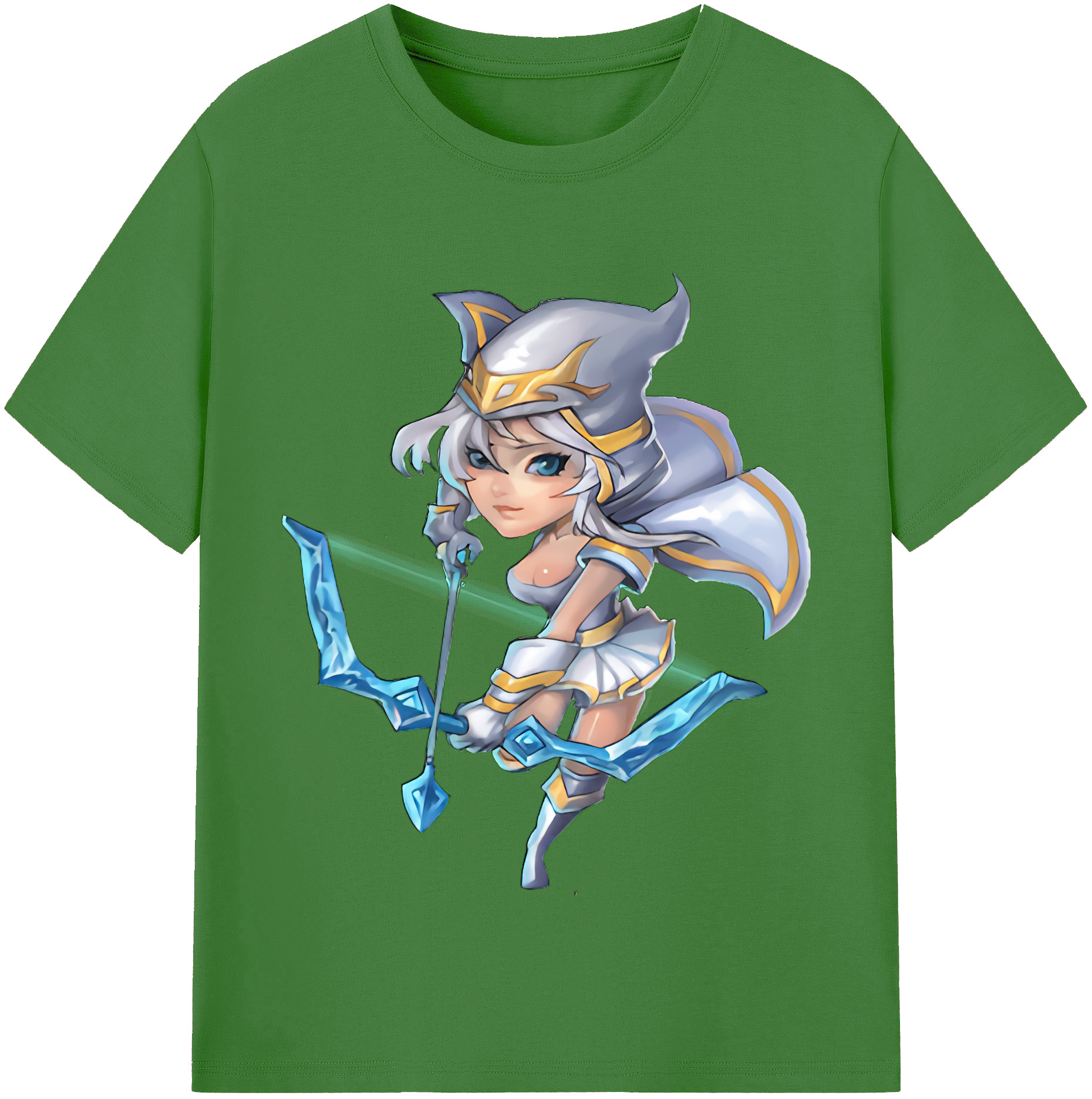 （画像用） リーグ・オブ・レジェンド League of Legends LOL レディースカジュアルプリントTシャツ（綿100％）